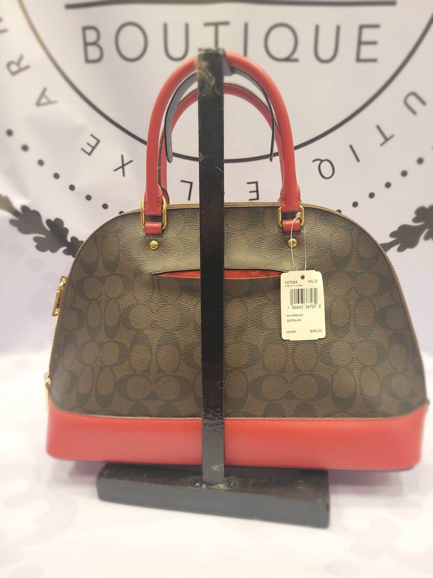 ORIGINAL COACH WAY ALMA STYLE BAG NEW WIT TAG AND GIFT RECEIPT