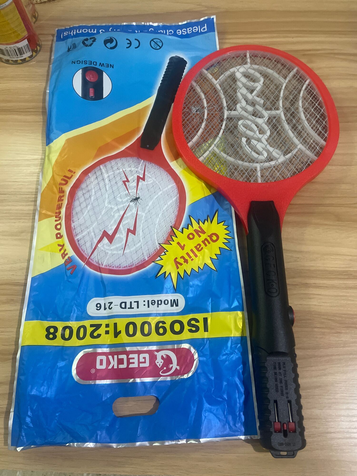 Gecko Rechargeable Electric Mosquito Fly Swatter LTD216 Lazada PH