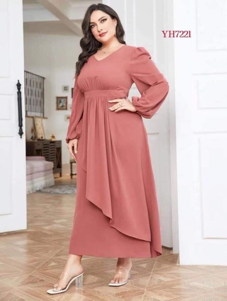 EMF Plus Size Elegant Maxi Party Plus Size Dress Fit To XL