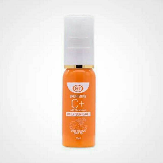 gt brightening c+ with glutathione daily sun care SPF70 GT Brightening C+ Hydra White
