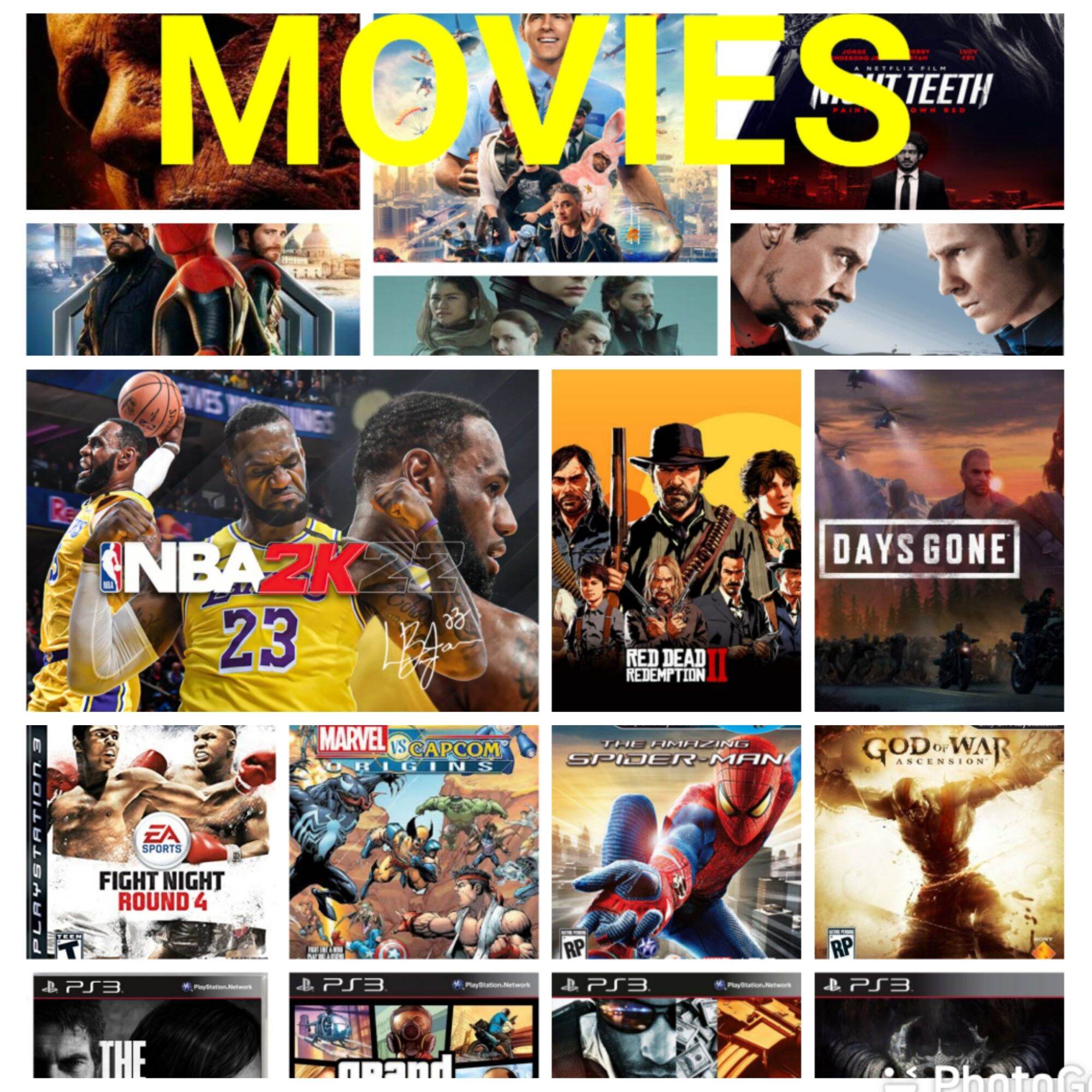 EXTERNAL HARD DRIVE 500GB,1TERA WITH LATEST MOVIES 2017 TO 2022 MOVIES