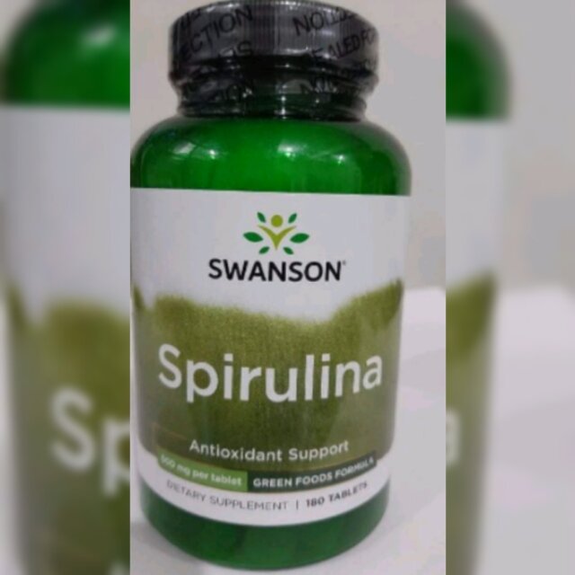 Spirulina 500mg 180 Tablets EXPIRY Oct. 2024 Swanson Lazada PH