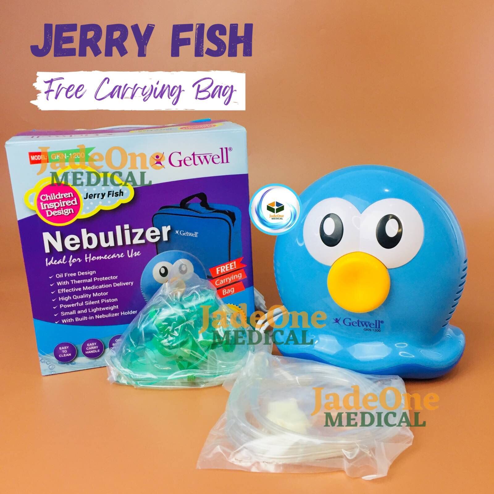 GETWELL Kids Nebulizer Machine ( Jerry Fish ) Lazada PH