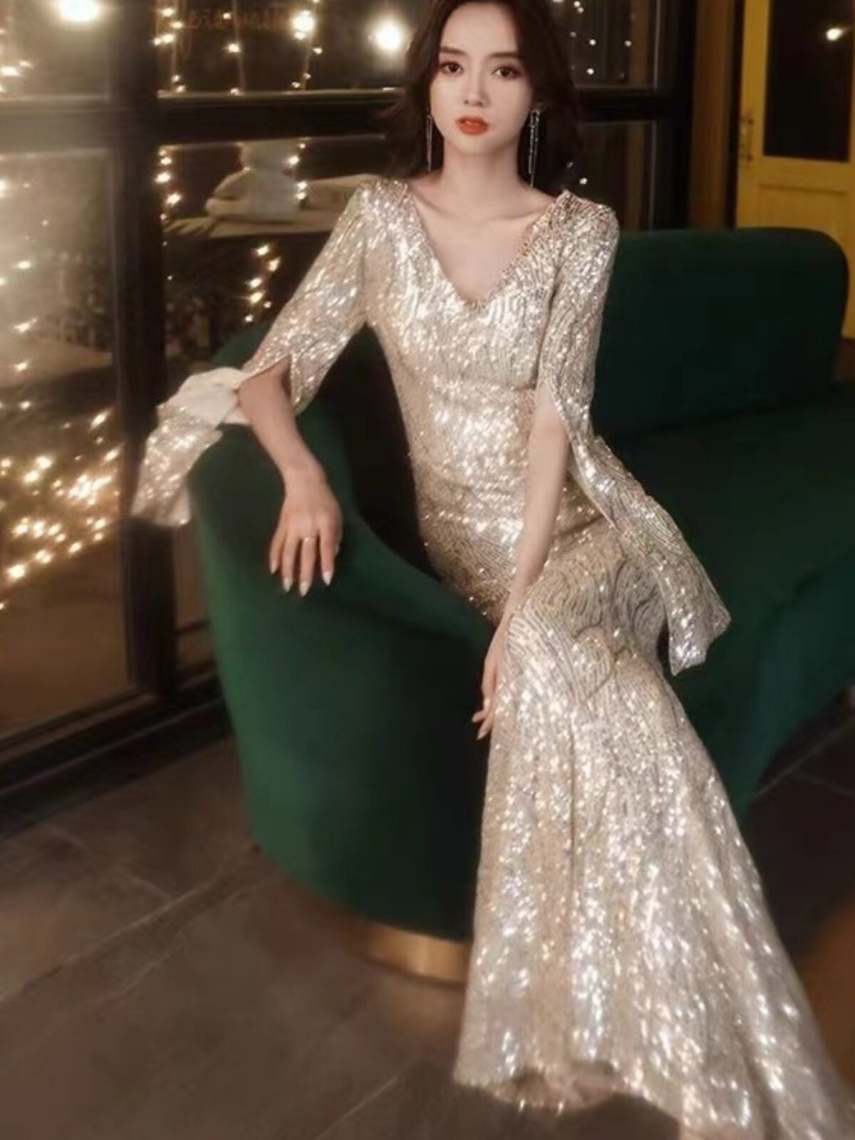 Shop Sequins Glitter Dress Cheap  Fast & Easy | Lazada Philippines