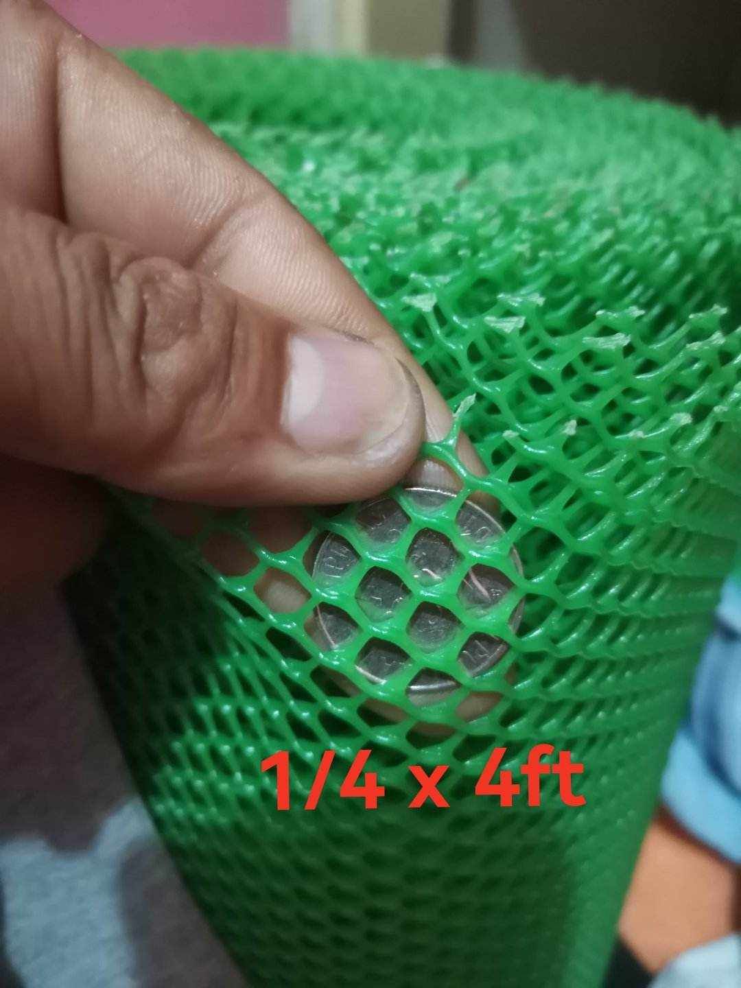 Chicken Screen Green Net Pvc net can be used for gardening and poultry made  in high quality plastic materials 3ft and 4ft