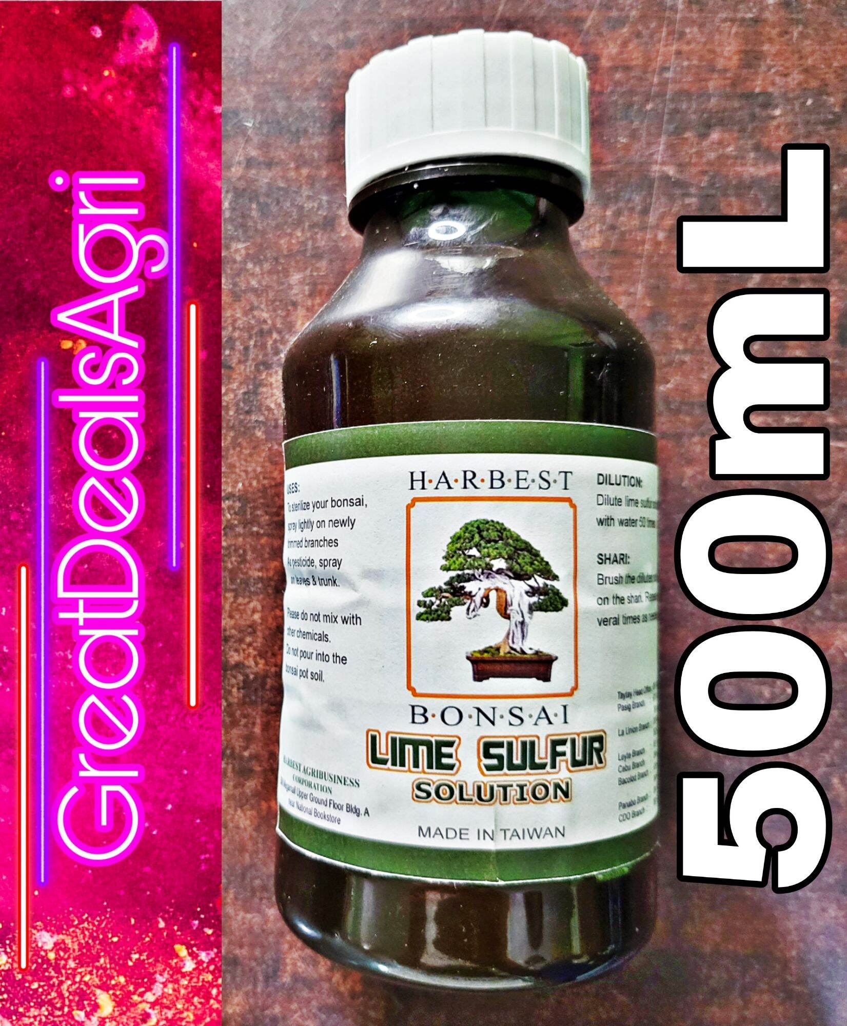 BONSAI LIME SULFUR / LIME SULPHUR SOLUTION (500mL) BY HARBEST Lazada PH