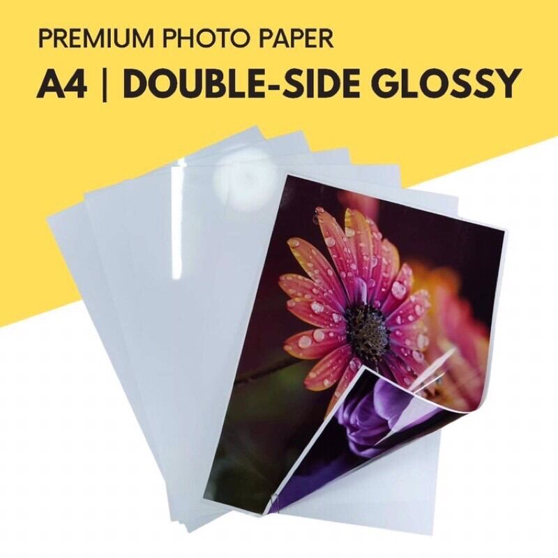 Double Sided Glossy Photo Paper A4 Size 120gsm 180gsm 260gsm 50sheets Lazada Ph 3543