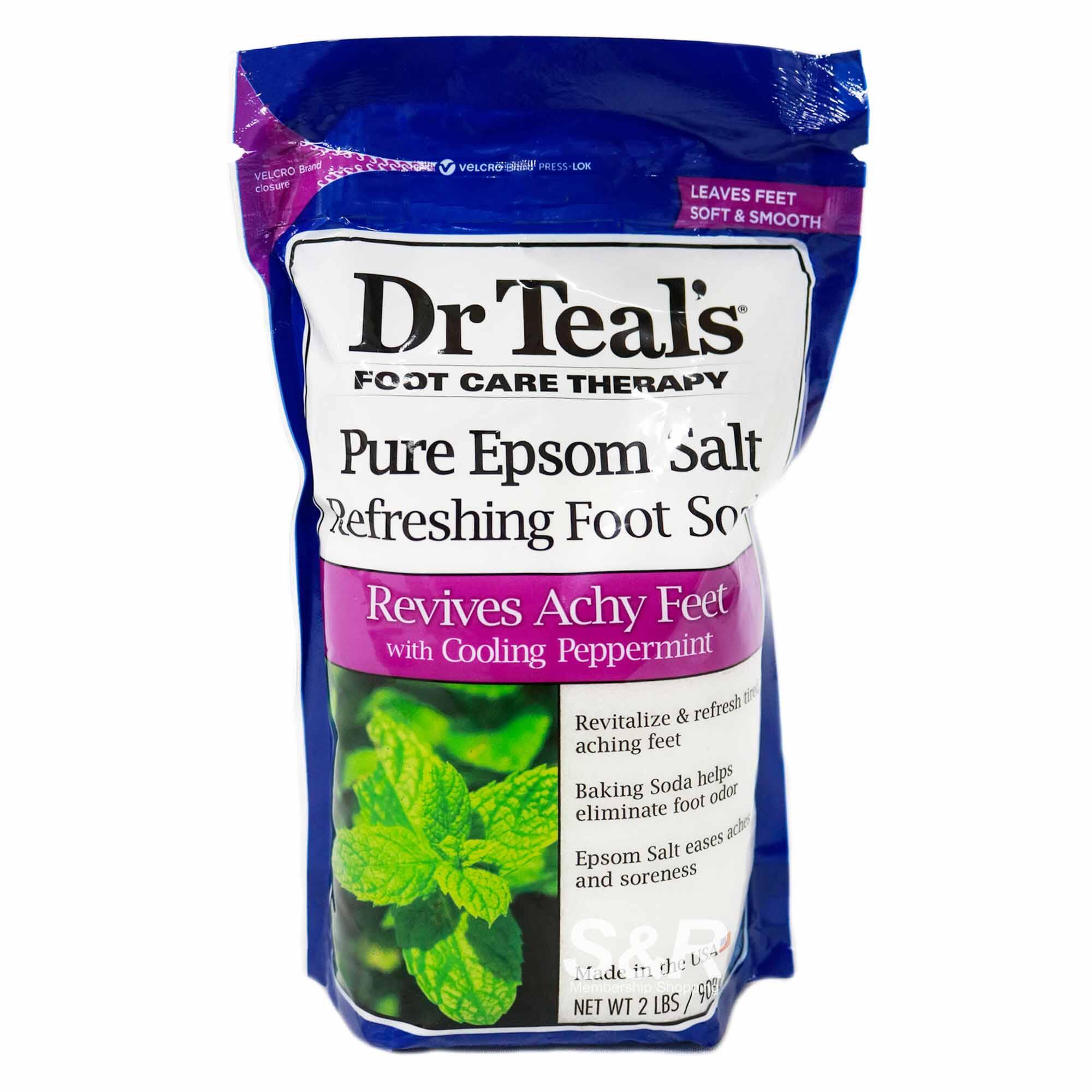 Dr. Teal’s Foot Care Therapy Pure Epsom Salt with Cooling Peppermint