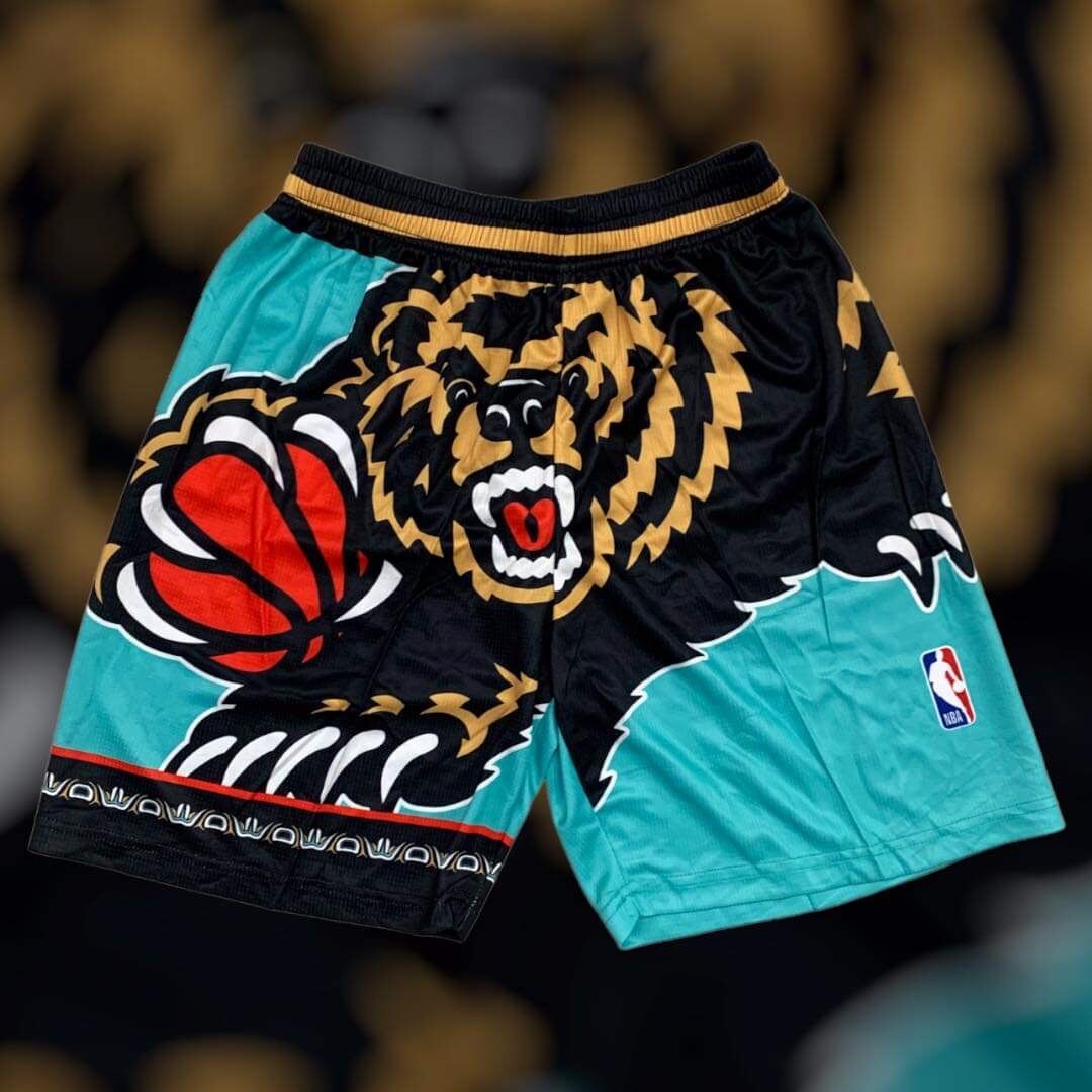 throwback grizzlies shorts