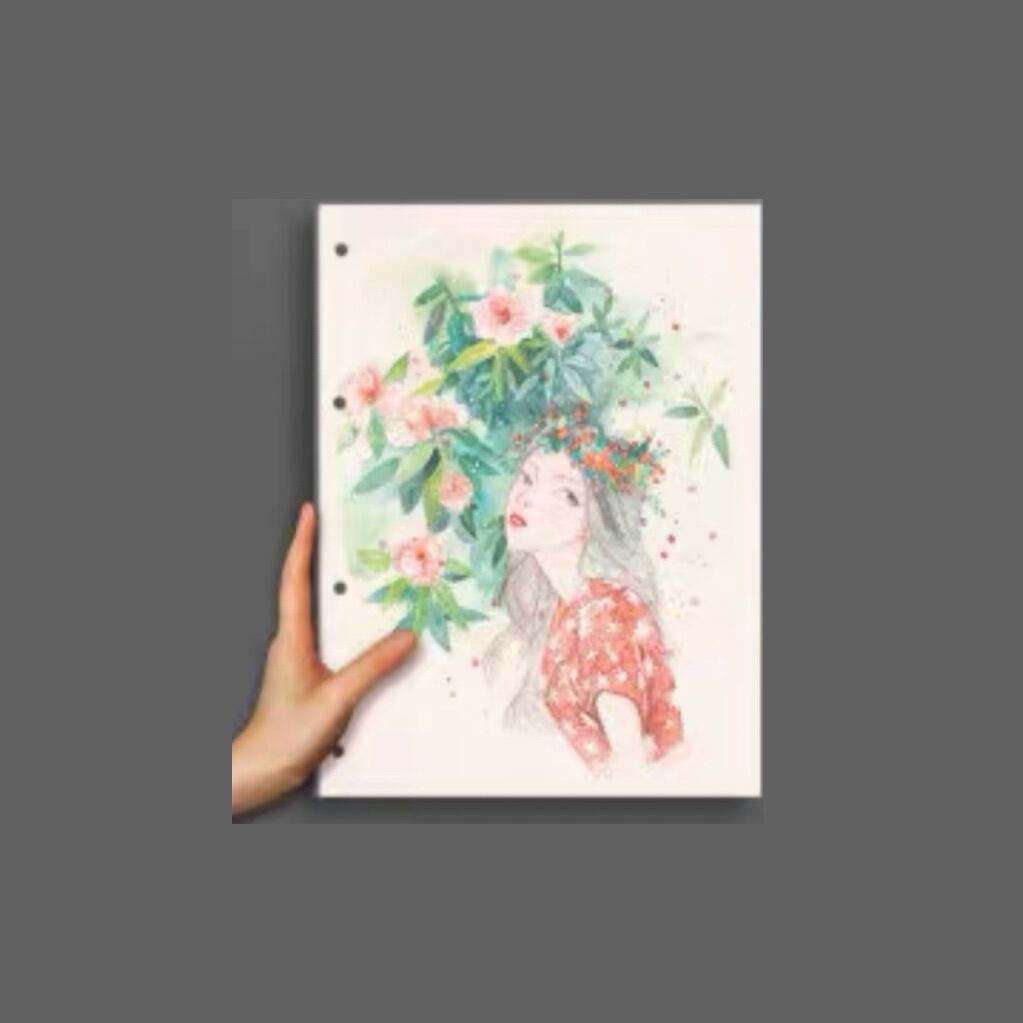 A4 Thicken 60 Sheets Sketch Pad Watercolor Pad Marker Drawing Paper Pad