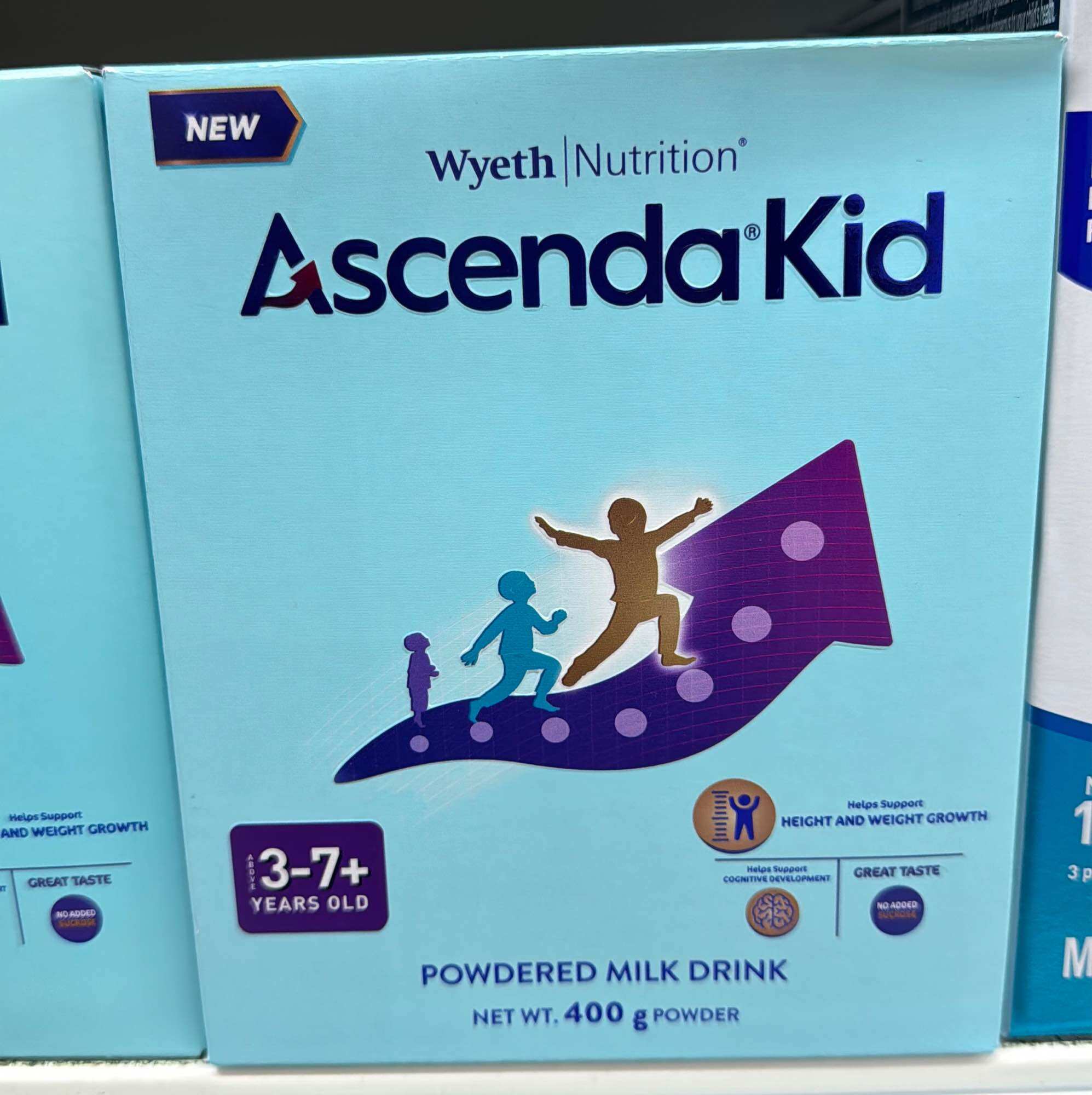 Ascenda for kid 400g powdered milk drink for 3-7years old