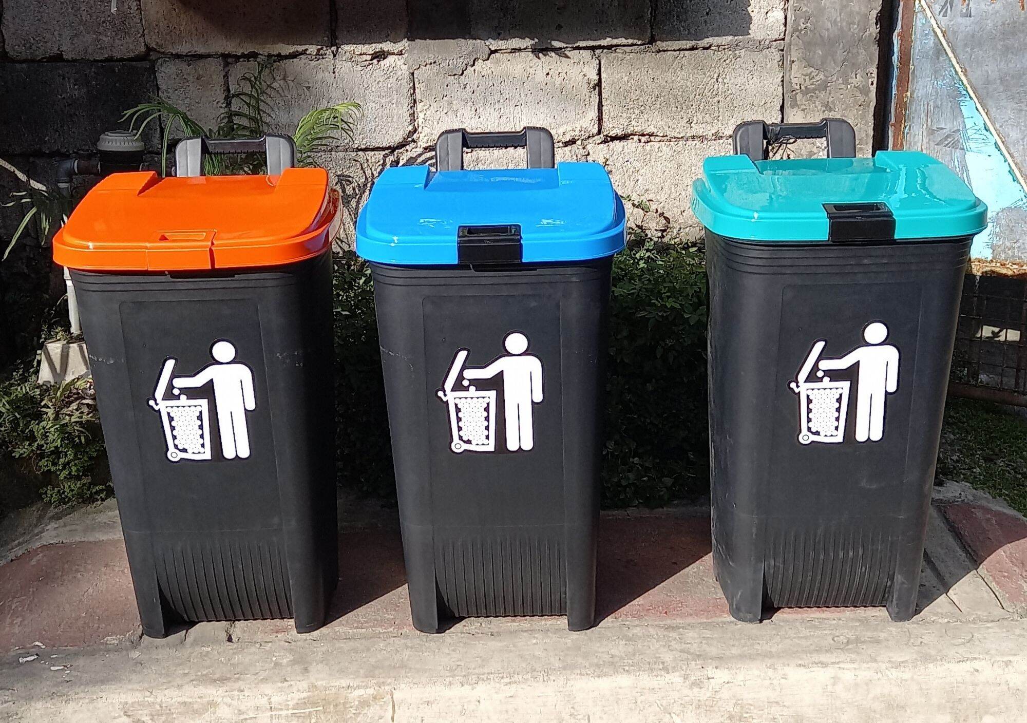 Orocan trash bin with wheels 80lit Lazada PH