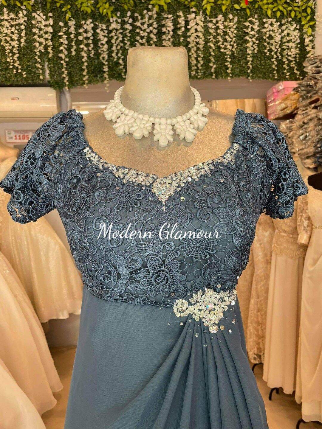 sachin and babi light blue dress Ninang Divisoria White Dress Elegant Ninang Gowns In Divisoria