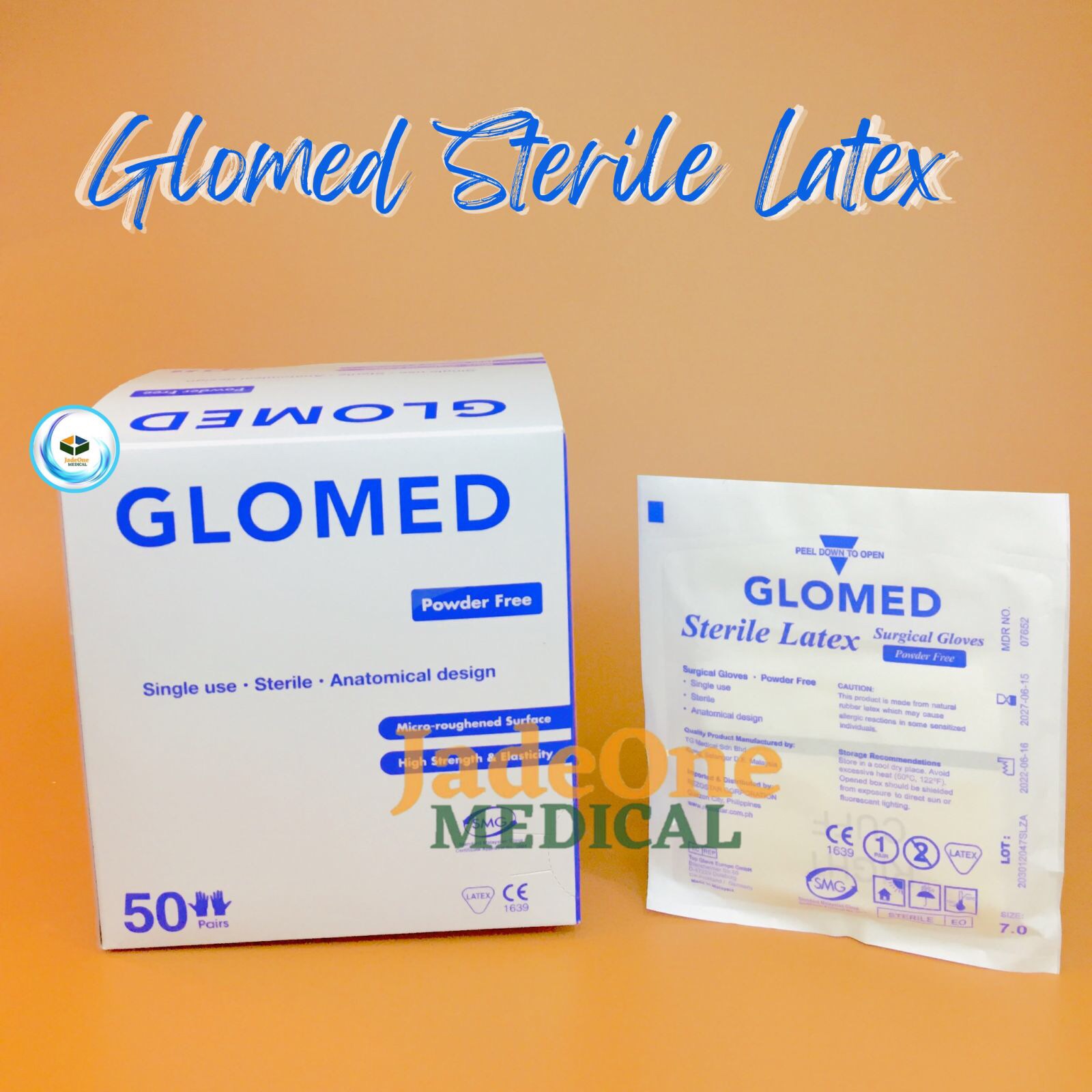 Glomed Sterile Powder Free Latex Gloves |