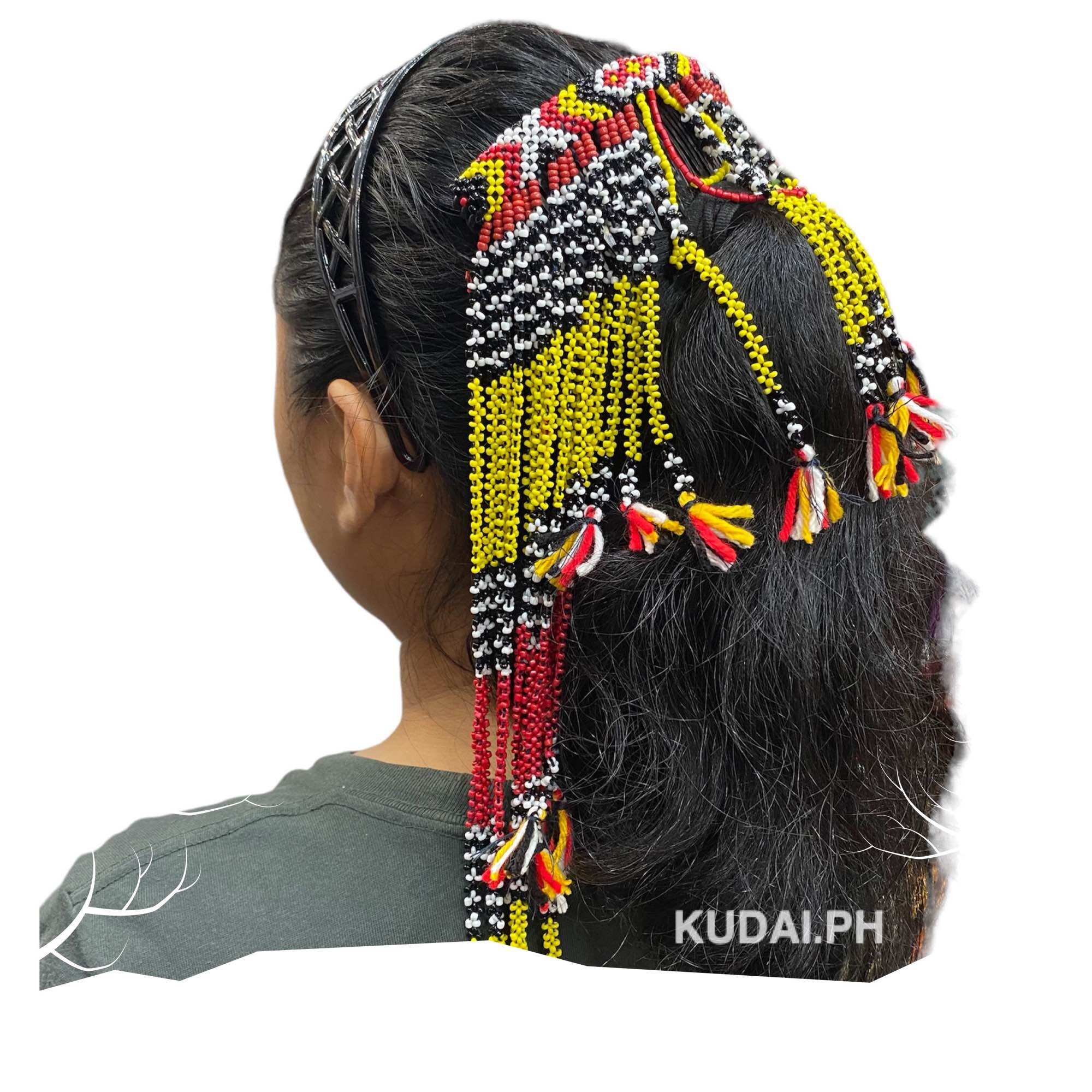 Suwat Tribal Comb Handmade Beads T\'boli Tribe Original T main image 2
