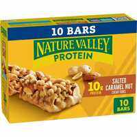 Nature Valley Chewy Protein Bars Salted Caramel Nut 10ct