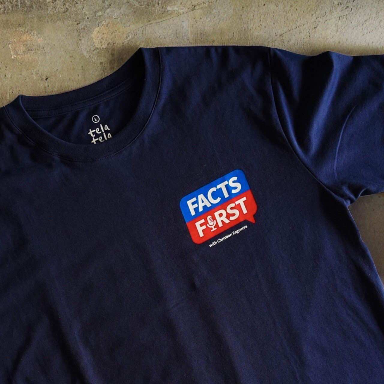 Facts First Shirt [#JustTheFacts] Midnight Blue | Lazada PH