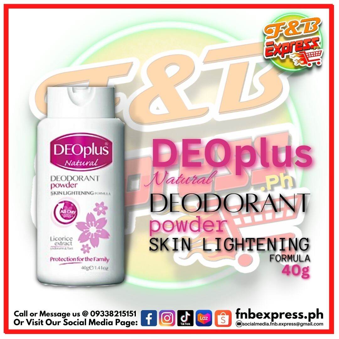 DeoPlus Natural Tawas Powder w/licorice 50g | Lazada PH