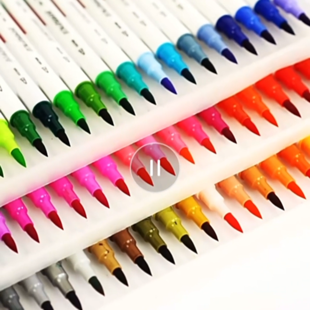 20/24/48/72/102 Colors 0.4mm Fine Line Pen Sketch Fineliner Art Marker Hook  Line Painting Color Pen Design Comics Art Stationery