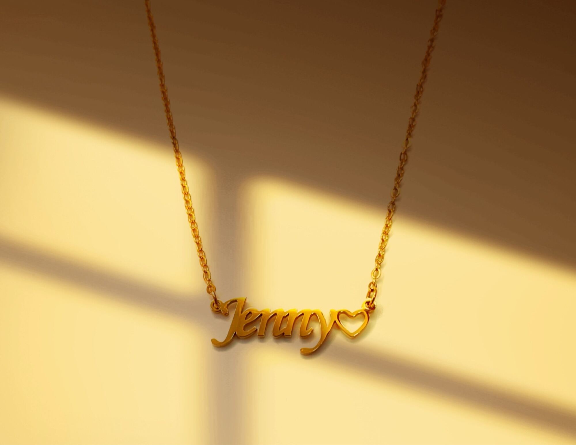 Jenny sales name necklace