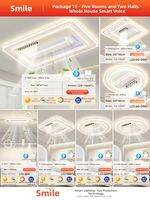 Smile | Smart Leafless Ceiling Fan Light