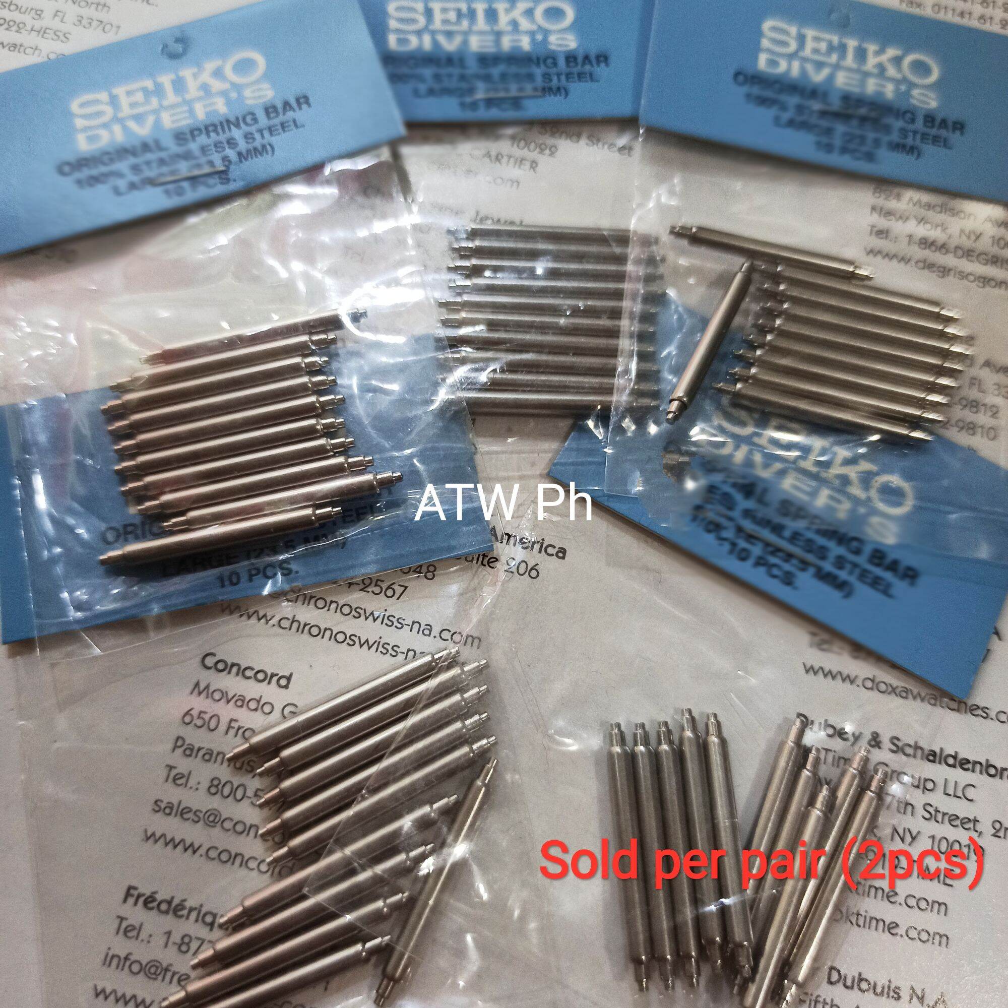 Seiko Divers Original Fat Spring Bars Large 22mm 100 Stainless