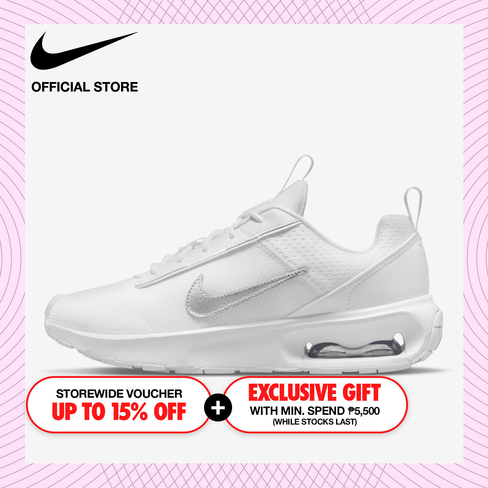 Nike Women's AIR Max Interlock Lite Shoes - White