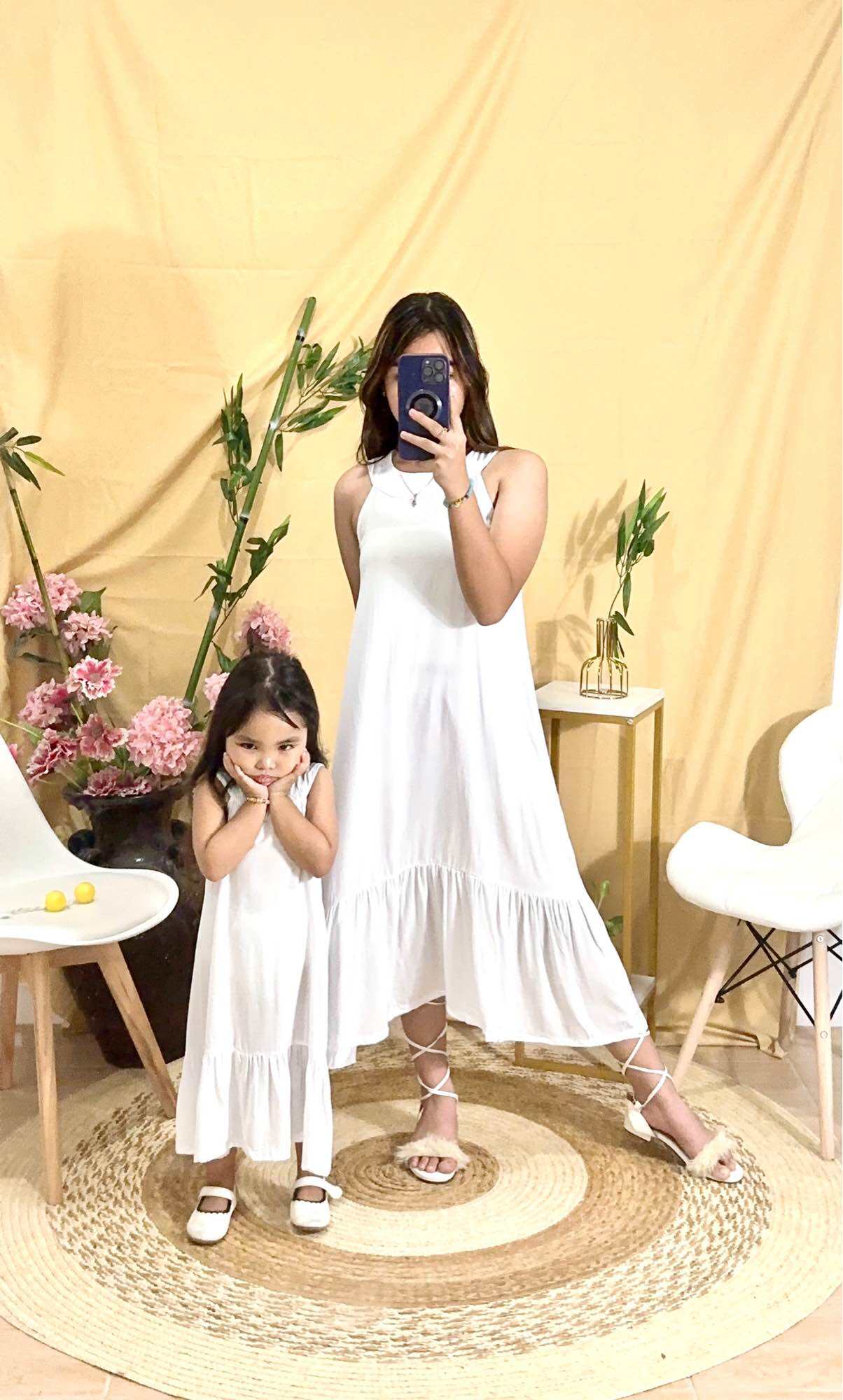 Mother and daughter outlet dress lazada