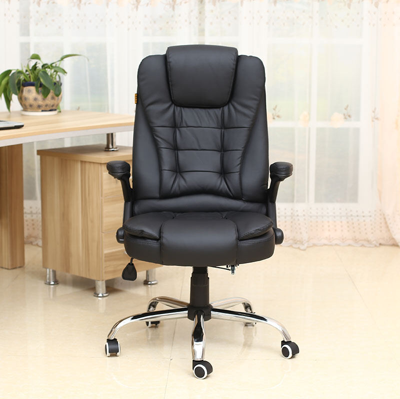 Natural Leather Office Computer Chair Boss Chair Lifting Rotating ...