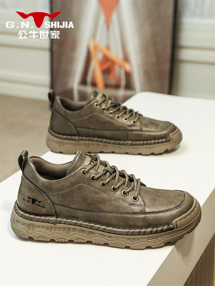 GN..SHIJIA(GN..SHIJIA(GN.. SHIJIA)) | Men's Winter Low-top Casual Shoes English Style Presyo 2,898 Piso*Libreng Shipping