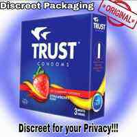 TRUST CONDOM STRAWBERRY 3 PCS PER PACK