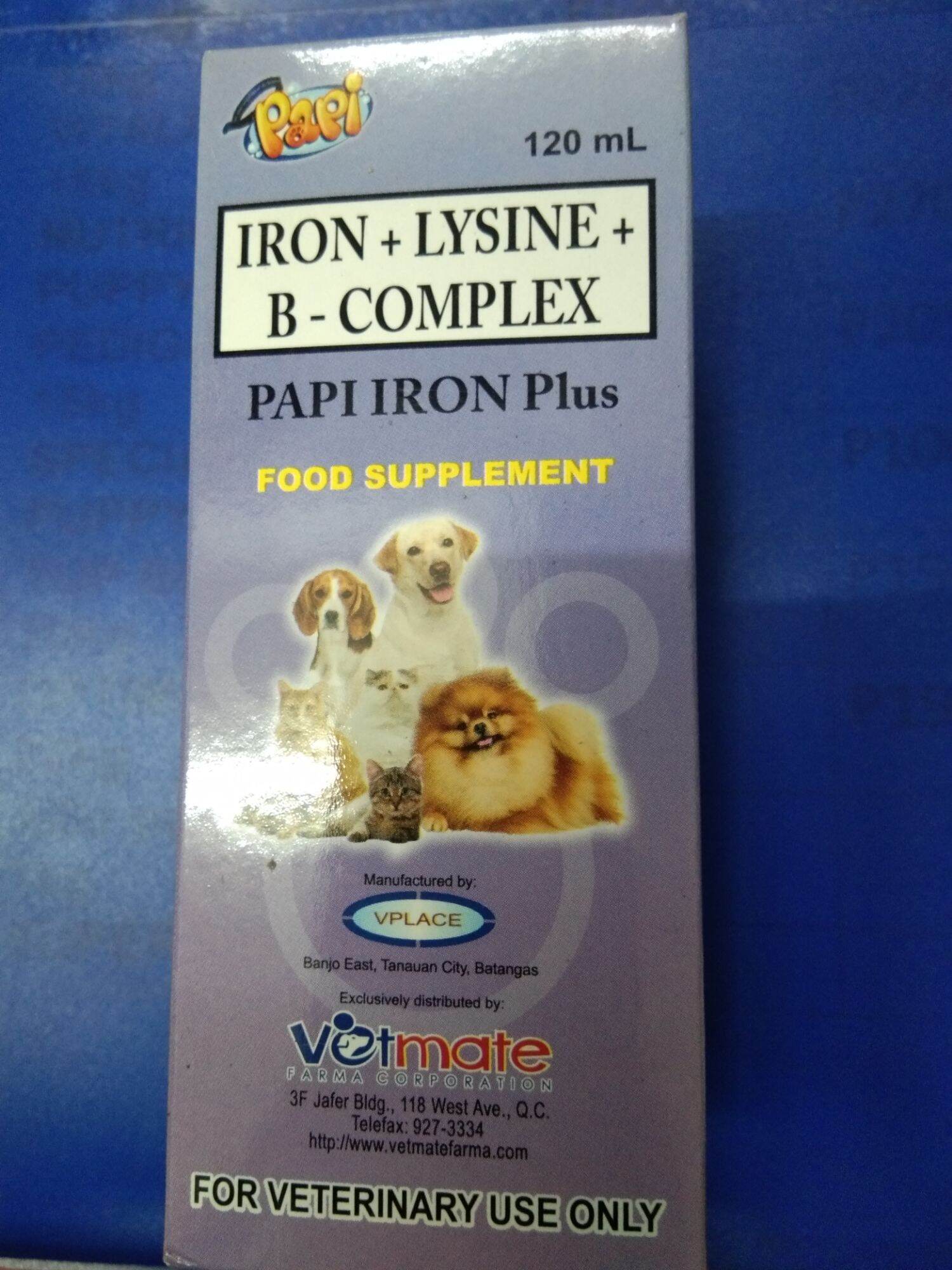 PAPI IRON plus food supplement 120ml. 