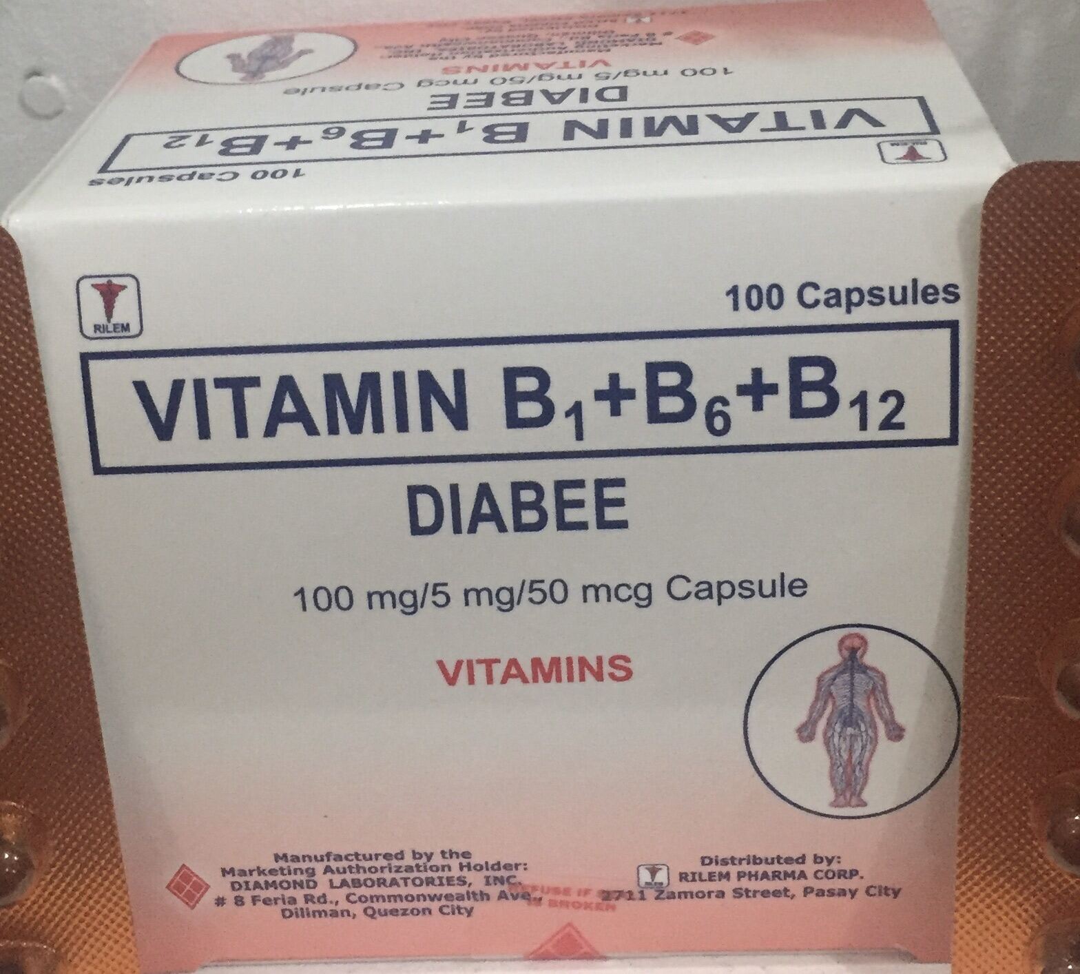 Diabee Vitamins B1+B6+B12