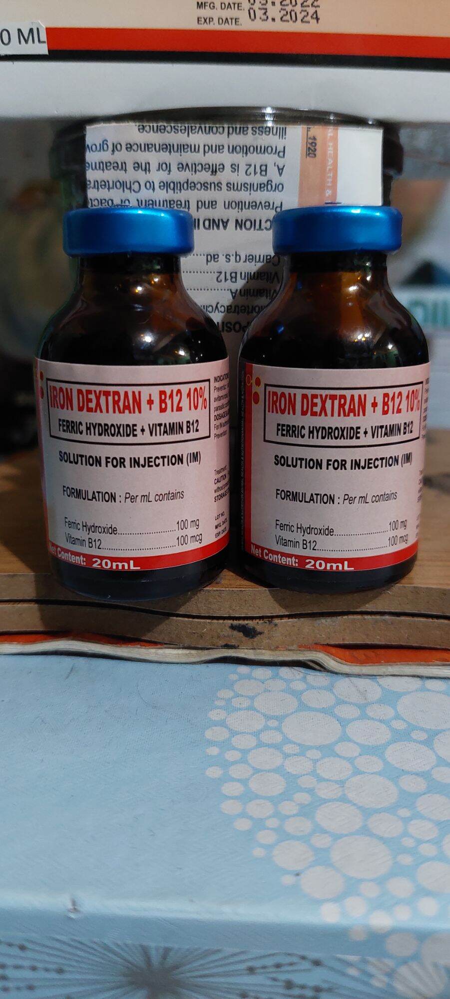 IRON DEXTRAN + VITAMIN B12 20ML Lazada PH
