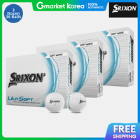 Srixon | 3 Dozen 36 Dunlop Korea Ultisoft 5 Low Compression High Rebound Golf Balls Unisex White 2-Piece.