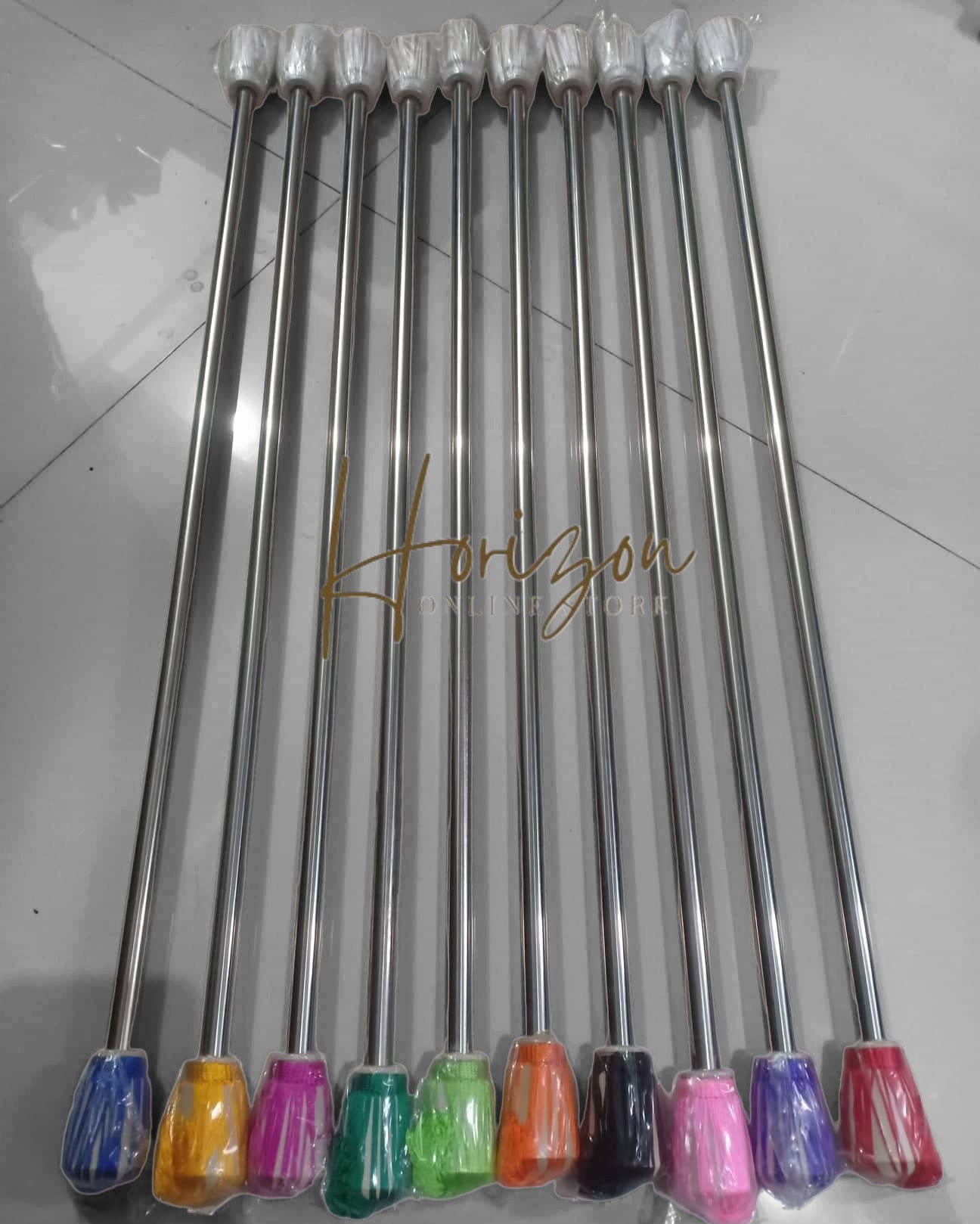 Majorette Baton THIN ROD (STAINLESS 304) Twirling Baton 25.5" Lazada PH