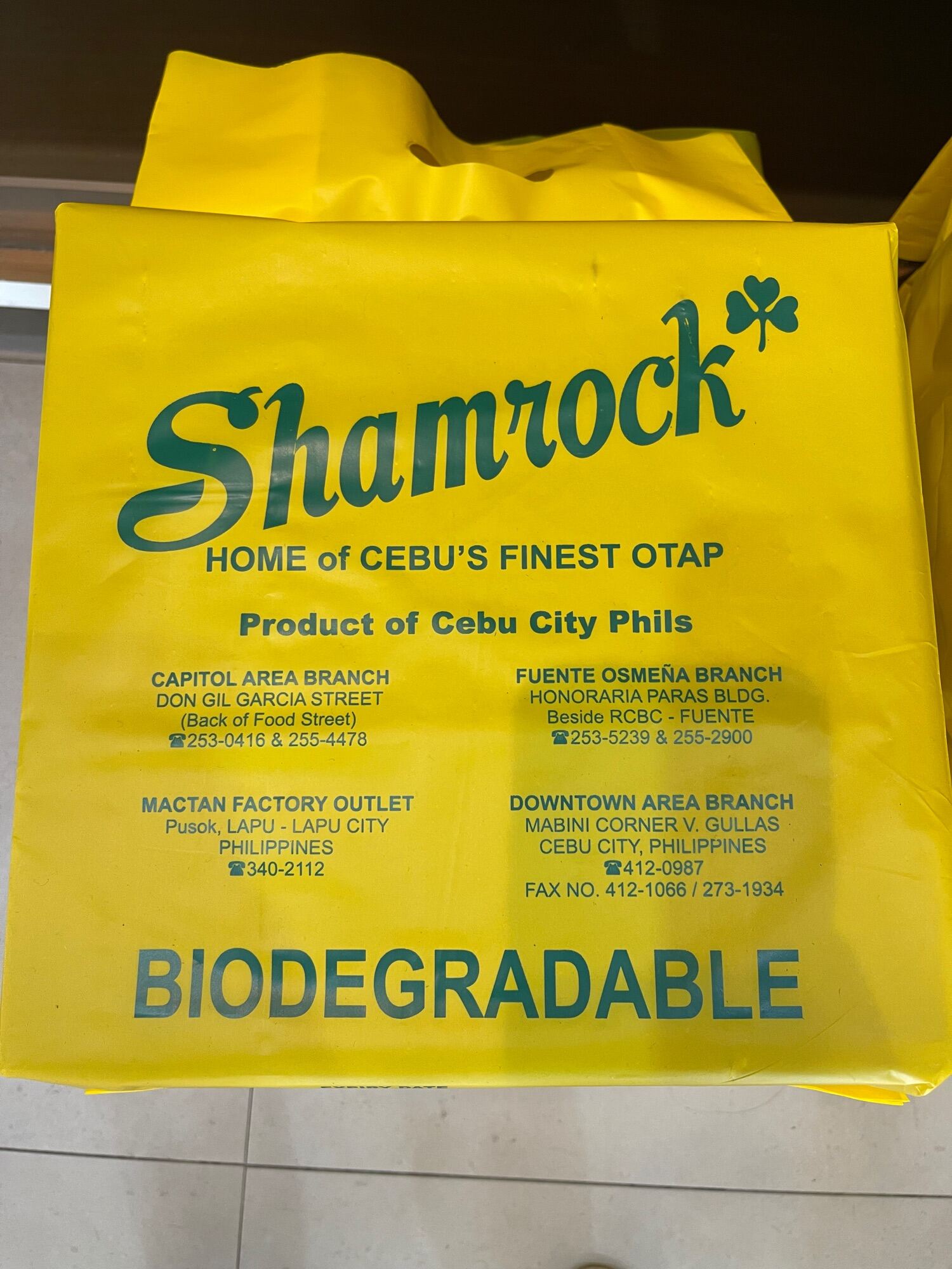 OTAP in a BOX (10 Packs of 190G Shamrock Otap) Lazada PH