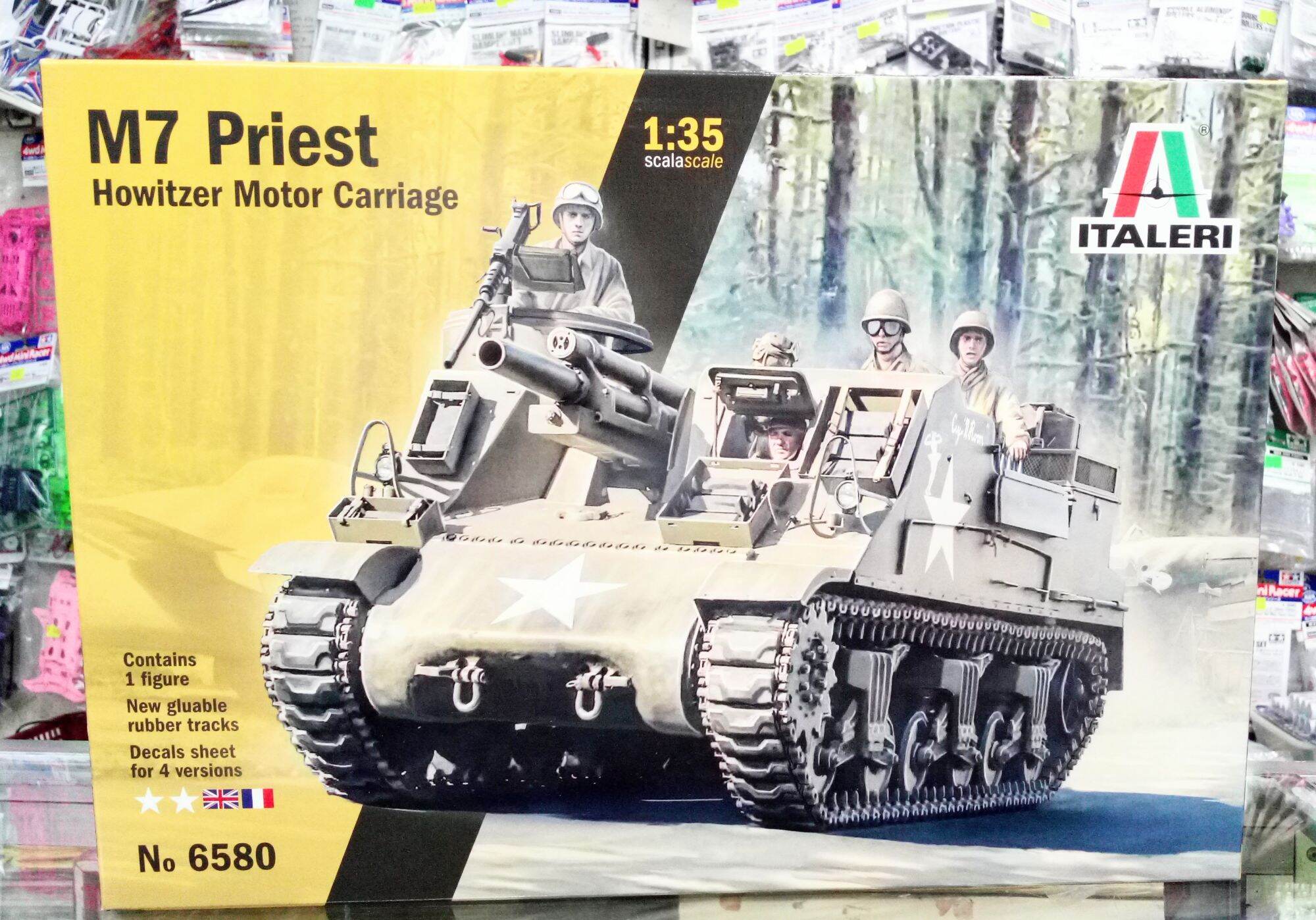 Italeri 6574S Replica Faithful Model Making Crafts Hobby Gluing Plastic Kit Assembly 1:35 M110 Self Propelled Howitzer