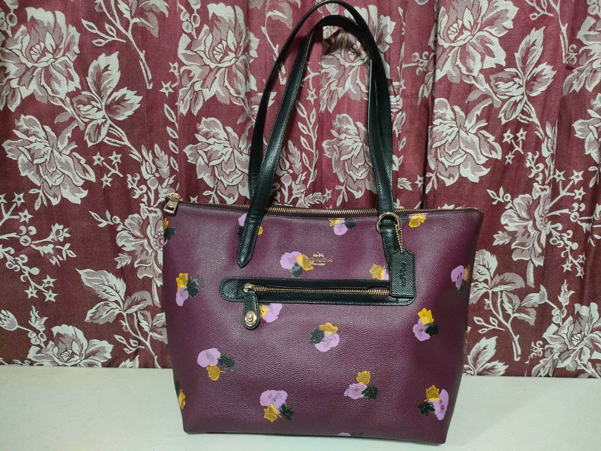 Coach taylor tote online floral