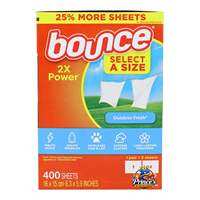Bounce Outdoor Fresh Dyer Sheets 400pcs