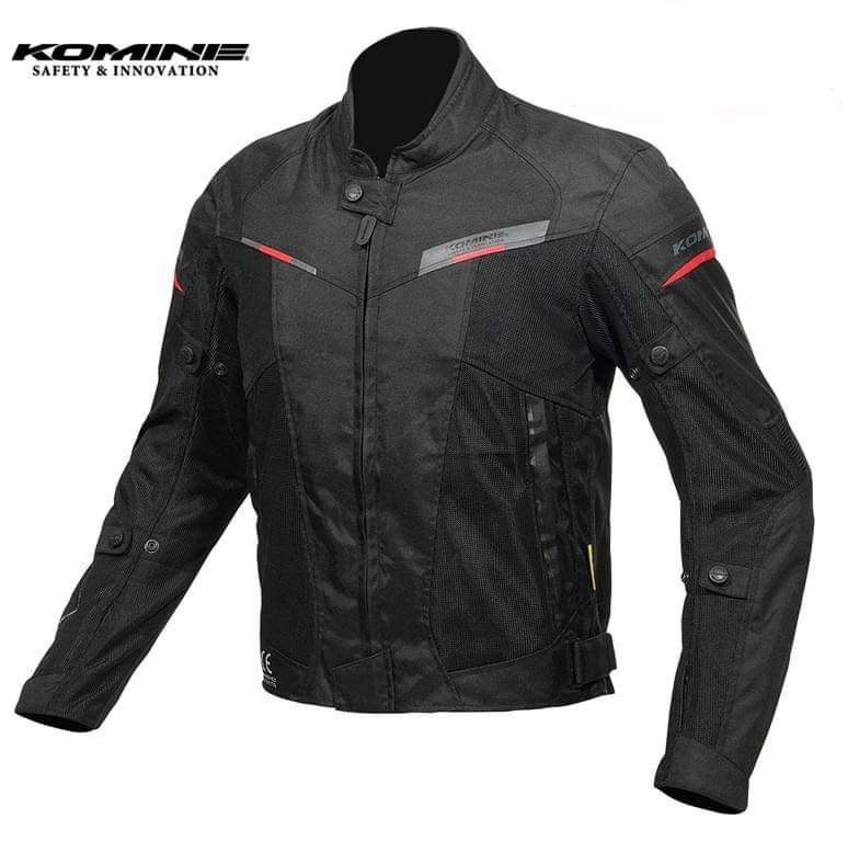 Komine JK141 fully padded mesh motorcycle jacket