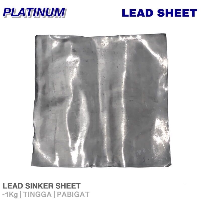 1kg Lead Sinker Sheet Tingga Pabigat For Fishing Nets Lazada PH