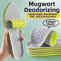 MICUI | Quick-Dry Waterproof Absorbent Anti-Odor Breathable Hiking Shoe Insoles
