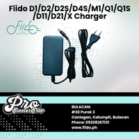 Fiido E-bike Charger for D1/D2/D2S/D4S/M1/Q1/Q1S/D11/D21/X