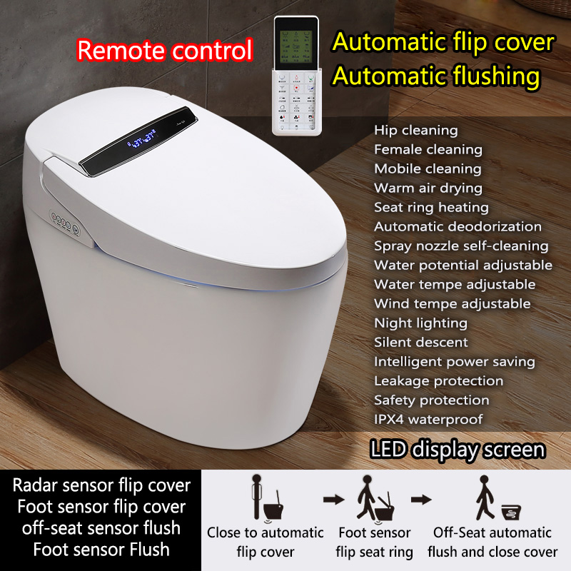 Electronic Toilet. Toilet With Cleaning Heater, Night Light