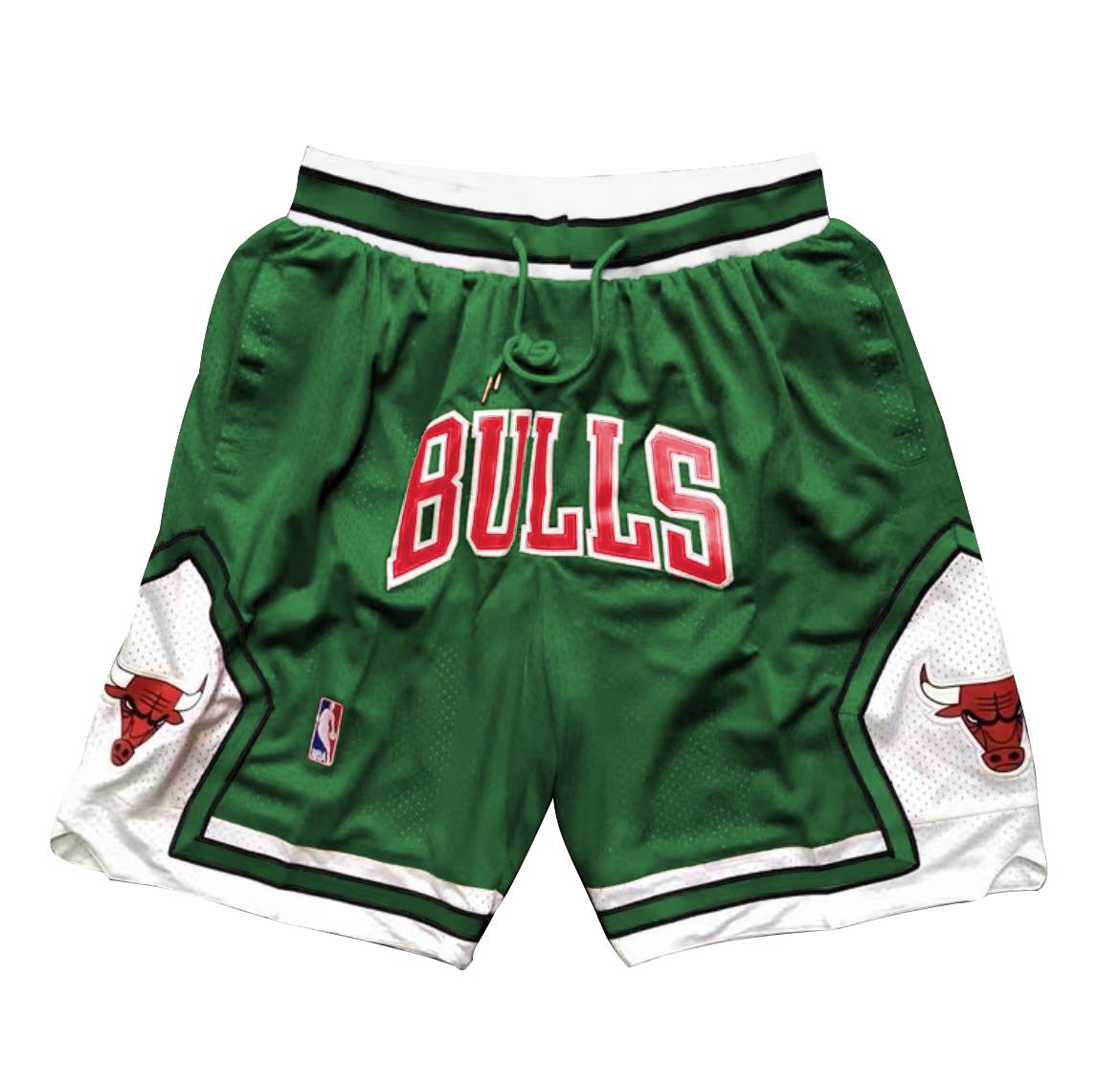 Pantalones Cortos Negros Chicago Bulls 97 98 Jordan Último Baile Mitchell  Ness Madera Dura Talla M