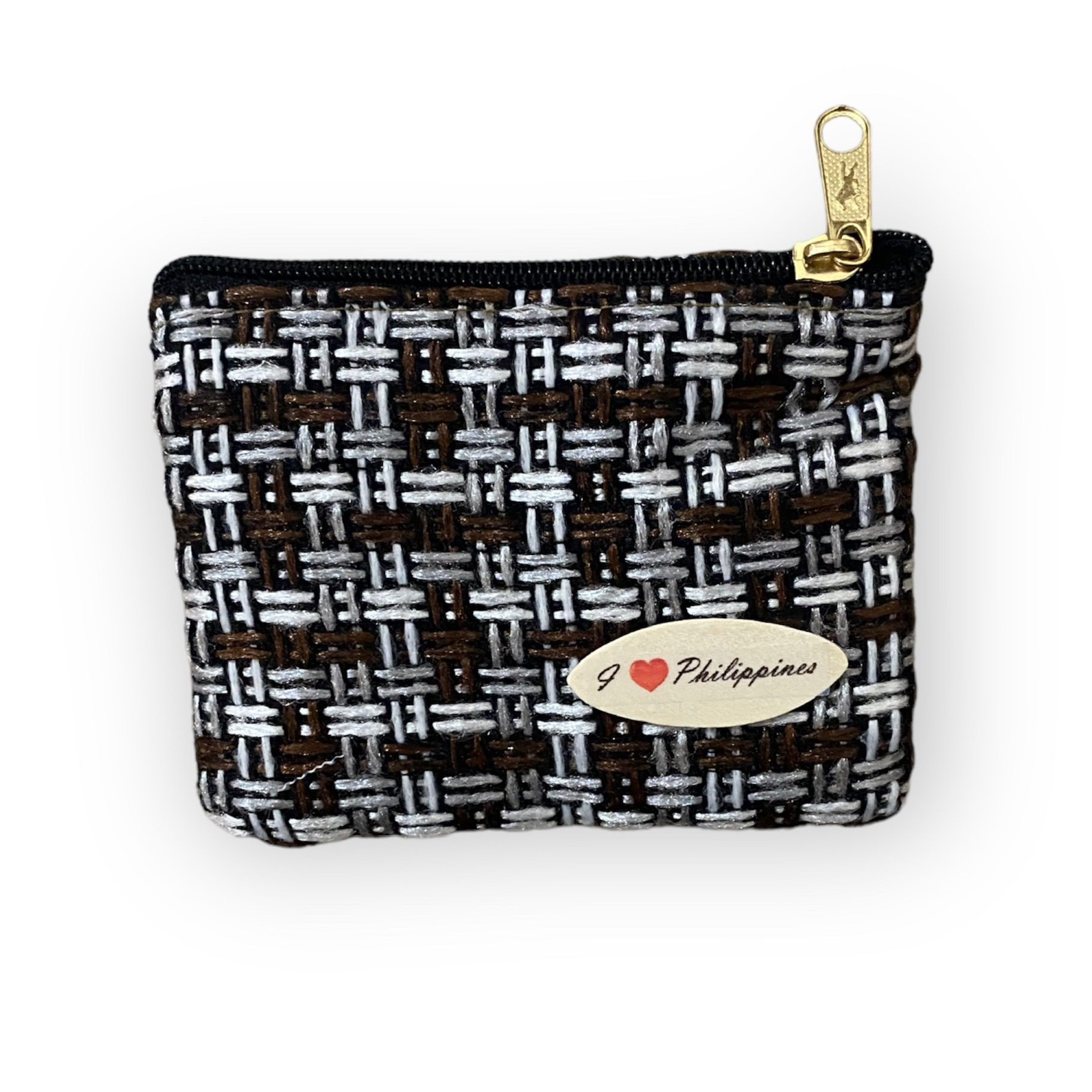 Native Abaca 12 cm Elegant Checkered Coin Purse Wallet Hand Made Perfect  for Giveaway, Gift and Souvenir