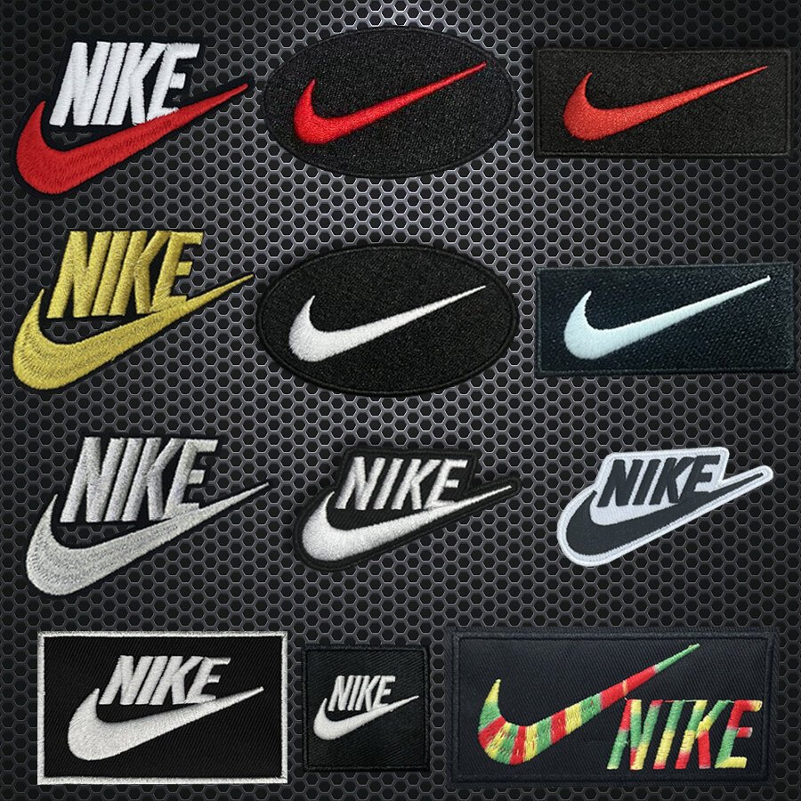 nike iron on badges
