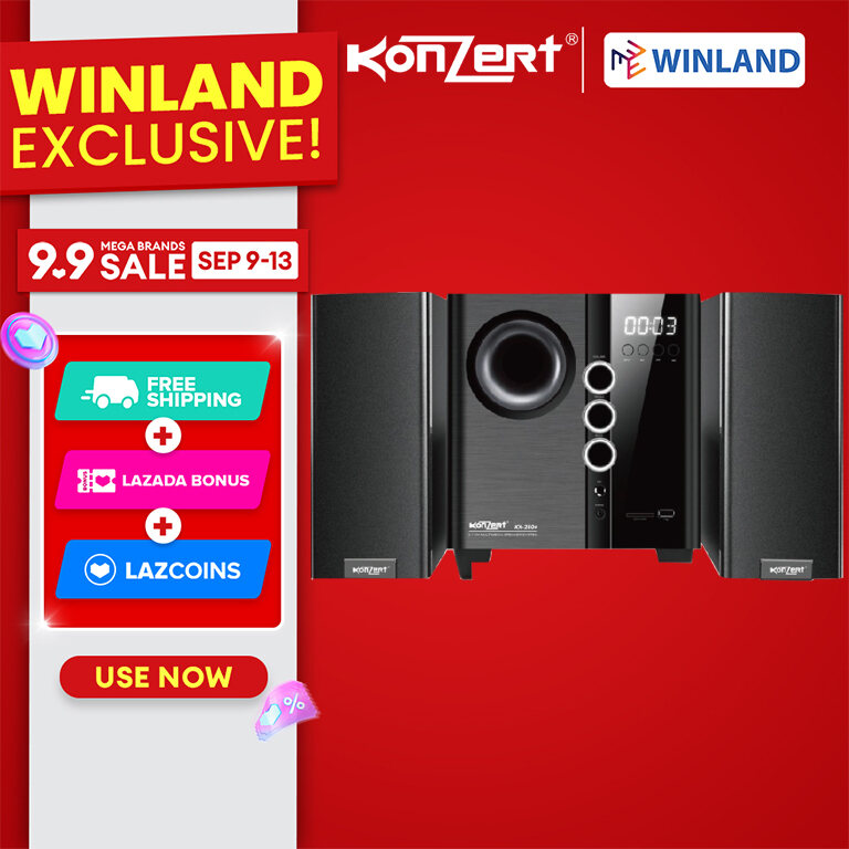 Winland KX-250+ 2.1 Channel Multimedia Speaker with Subwoofer