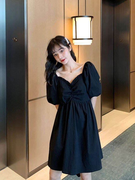 black dress with blue suit Solid Navy Blue Custom Suit